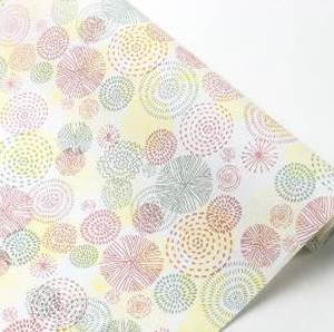 Крафт Бумага белая 40г/м2 60см*10м Круги