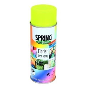 Спрей-краска "Spring" флуорисцентная 400мл., желтый