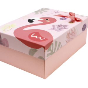 SALE Набор коробок "Фламинго", 3шт, Розовый 29*21*11,5см