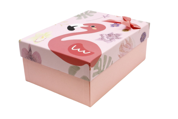 SALE Набор коробок "Фламинго", 3шт, Розовый 29*21*11,5см