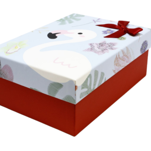 SALE Набор коробок "Фламинго", 3шт, Голубой 29*21*11,5см