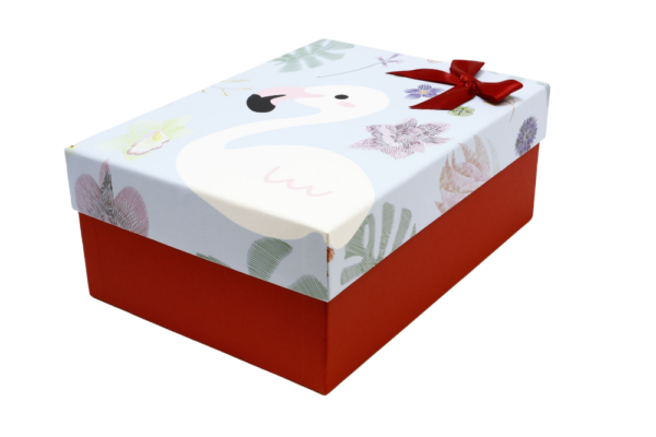 SALE Набор коробок "Фламинго", 3шт, Голубой 29*21*11,5см