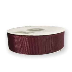 Лента репсовая 2,5см*25ярд, брусничный