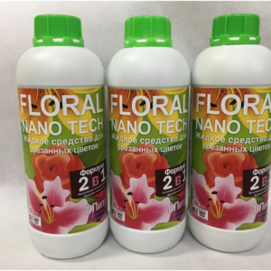 Подкормка Floral Nano Tech 1литр, жидкий консервант для срезанных цветов