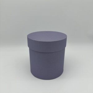 Коробки круглые матовые 20*20см, сиреневый