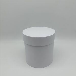 Коробки круглые матовые 16*16см, белый