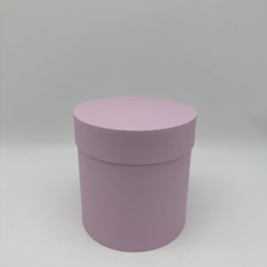 Коробки круглые матовые 20*20см, розовый