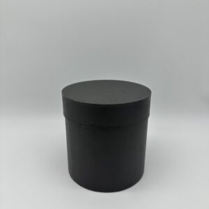 Коробки круглые матовые 15*15см, черный