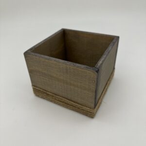 Кашпо с джутом, 11*12см