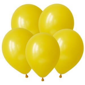 V Пастель 12 Желтый / Yellow / 100 шт. /, Латексный шар (Вьетнам)