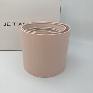 Набор коробок "Матовый" стандарт 5в1, (кремово-розовый), 20*20;18*18;16*16;14*14;12*12см., Россия