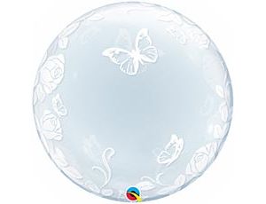 П BUBBLE DECO 24" Розы
изящные и бабочки
