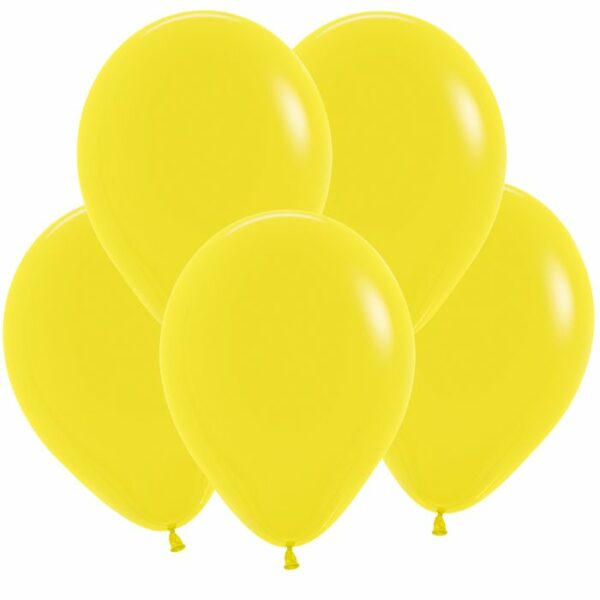 S Пастель 12 Желтый / Yellow  / 100 шт. /, Латексный шар