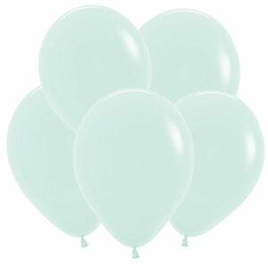 S Пастель Матовый 12 Мятный / Green / 100 шт. /, Латексный шар