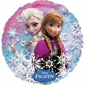 A 18 Круг Холодное сердце Голография / Frozen Holographic S60 / 1 шт /, Фольгированный шар