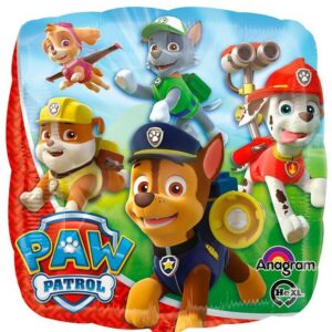 A 18 Квадрат Щенячий патруль / Paw Patrol S60 / 1 шт /, Фольгированный шар