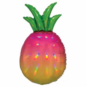 А 31 Фигура Ананас Перламутр / Iridescent Pineapple P40 / 1 шт /, Фольгированный шар