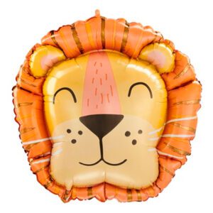 A 28 Фигура Голова льва / Lion head  P 35 / 1 шт /, Фольгированный шар
