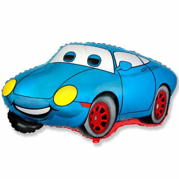 И 32 Гонщик синий  / Racing blue/ 1 шт /, Фольгированный шар