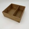 Бокс 25*25*Н9см с перегородкой Лис.