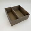 Бокс 25*25*Н9см с перегородкой Лис.