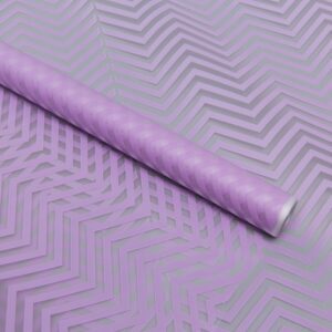 Пленка матовая Зигзаг 70см*10м., сиреневый