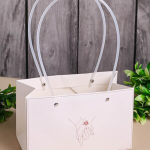 Сумочка для цветов 22х10,5х13,5см Рука в руке