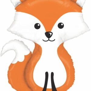 G 36 Фигура Лиса / Woodland Fox / 1 шт /, Фольгированный шар