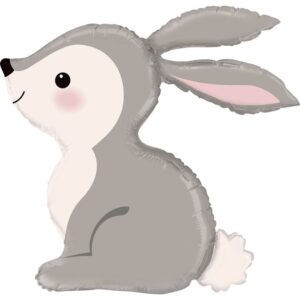 G 36 Фигура Зайчик / Woodland Bunny / 1 шт /, Фольгированный шар