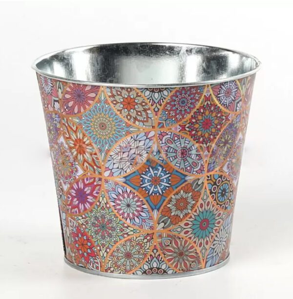 Декоративное кашпо "Колорит" D13.3X11.5CM/B9.5 (матовый финиш), металл