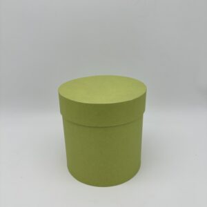 Коробки круглые матовые 20*20см, фисташковый
