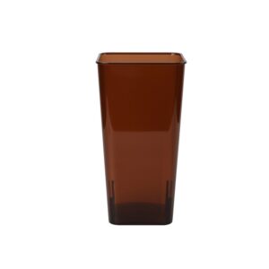 Квадратная ваза，Высота: 29 см Верх: 15x15см; Низ: 12x12см，цв. Терракот