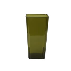 Квадратная ваза，Высота: 37 см  Верх: 18.5x18.5см; Низ: 13.5x13.5см，цв. Хакки