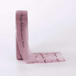 Лента декоративная "Мириада" 2,5см*30ярд, чайная роза