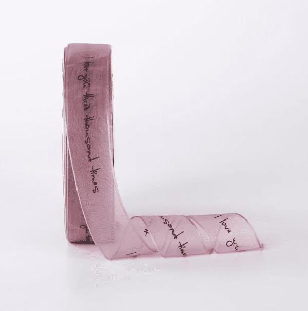 Лента декоративная "Мириада" 2,5см*30ярд, чайная роза