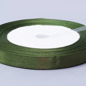 Лента атласная,10mmx25yards, цв.травяной