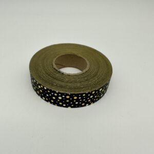 Лента Confetti Италия Черная 2см*50ярд