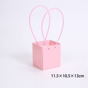 Набор сумок с ламинацией (картон), 11,5*10,5*Н13, 10шт, розовый, MKNST