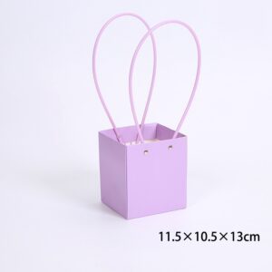 Набор сумок с ламинацией (картон), 11,5*10,5*Н13, 10шт, сиреневый, MKNST
