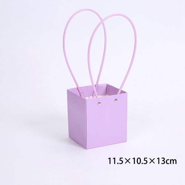 Набор сумок с ламинацией (картон), 11,5*10,5*Н13, 10шт, сиреневый, MKNST