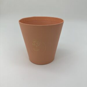 Коробка подарочная (стаканчик), персиковый, D10.7/H10.6cm