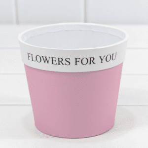 Коробка "Ваза для цветов" 10,5*12 "Flowers For You" Розовый 1/10 1/120