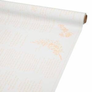 Матовая плёнка "Любовная история" 65 микрон, 58cm*10m, цв. кремовый