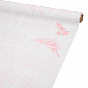 Матовая плёнка "Любовная история" 65 микрон, 58cm*10m, цв. светло-розовый