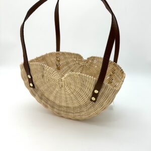 Корзина плетеная из ротанга, сумка 26.5x11x12.5x15/35cm натуральный