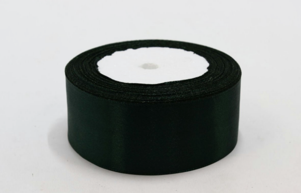 Лента атласная,50mmx25yards, цв.черный
