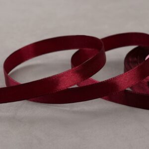 Лента атласная,10mmx25yards, цв.бургундский